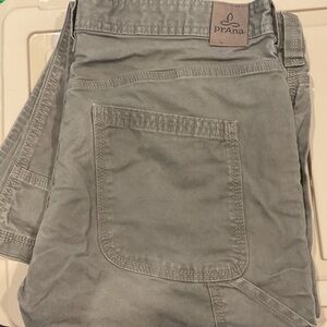Prana Stone Gray Utility Pants